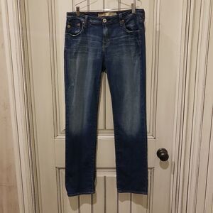 Big Star Nina Style Straight Leg denim jeans size 31 Mid Rise big star